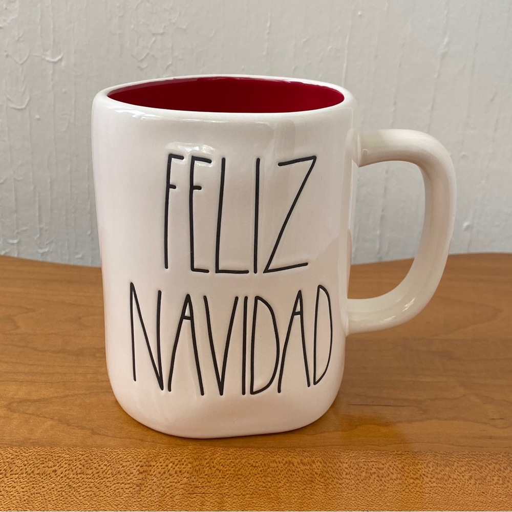 Rae Dunn FELIZ NAVIDAD Christmas Holiday Mug